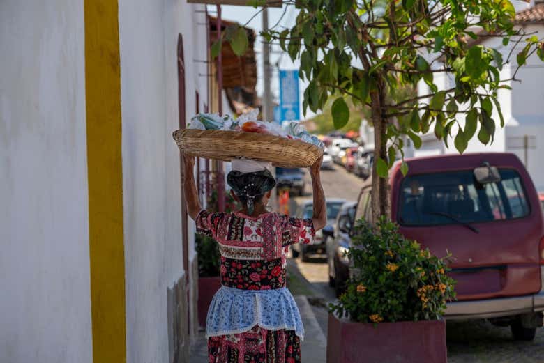 Una típica escena en Suchitoto