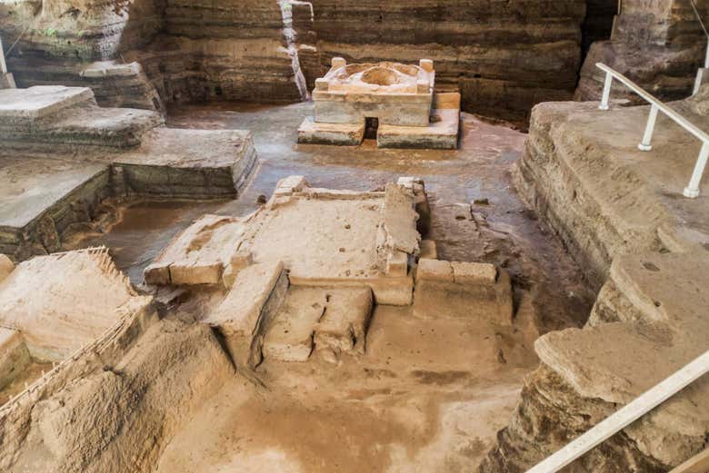 Estructura en el sitio arqueológico Joya de Cerén