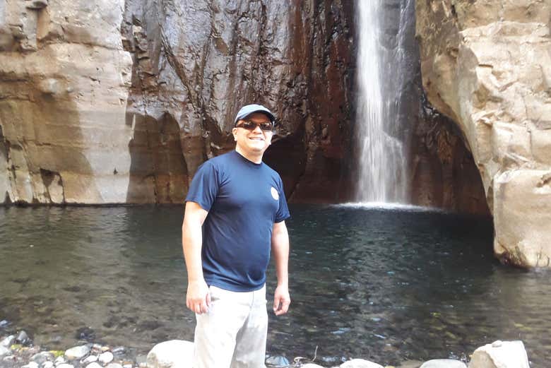 Alla cascata Tamanique