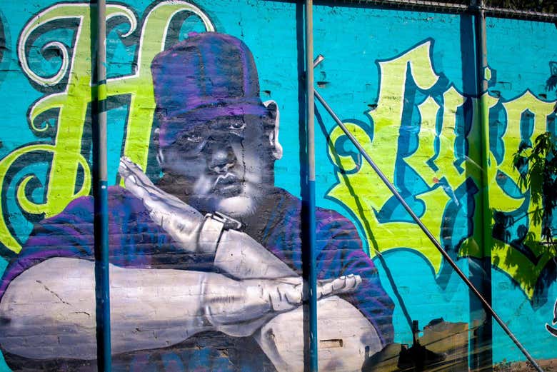 Uno de los murales más icónicos de La Campanera