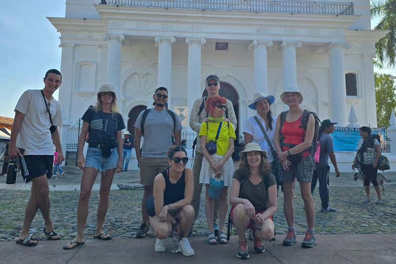 In posa per una foto