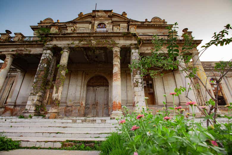 Ruinas en la ciudad de Santa Ana