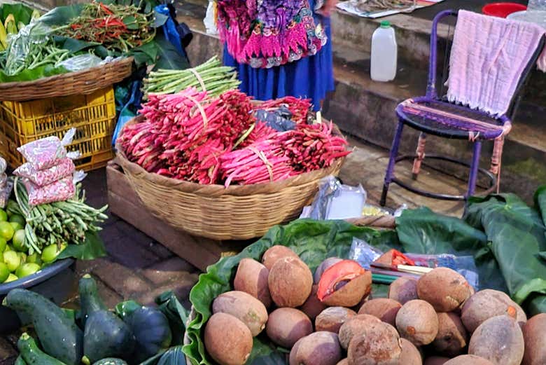 Produits typiques sur le marché