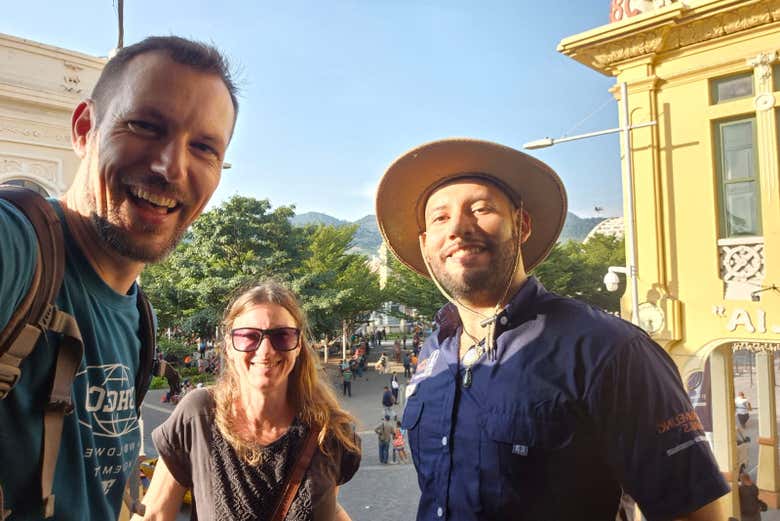 Una selfie en una de las paradas