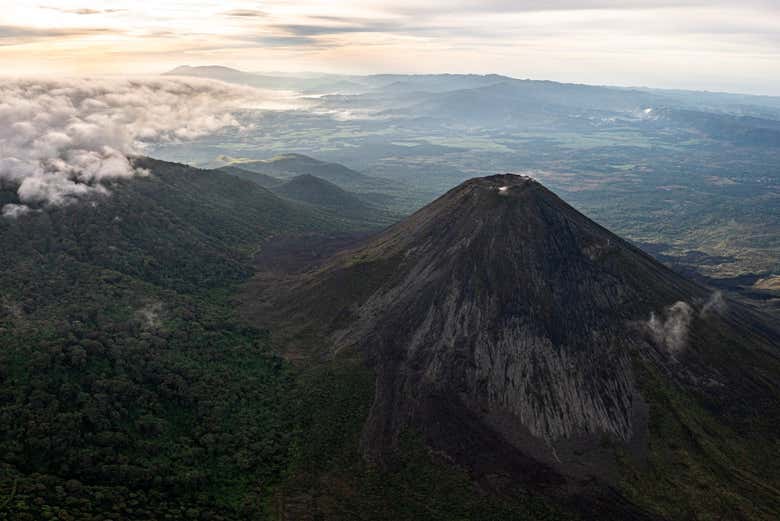 Admire views of the Santa Ana Volcano