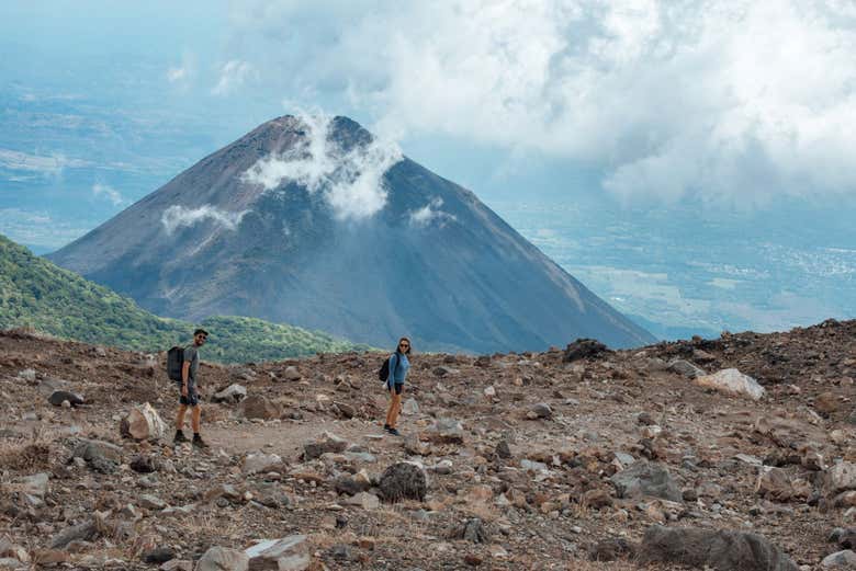 Admire views of the Izalco Volcano