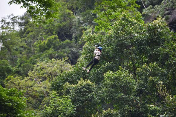 Zip line a Santa Ana