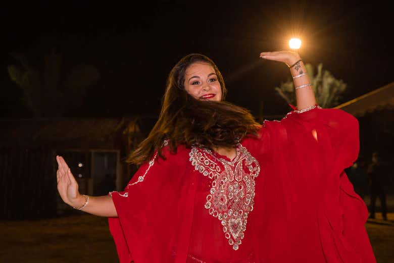 Bailarina de danza nashaat