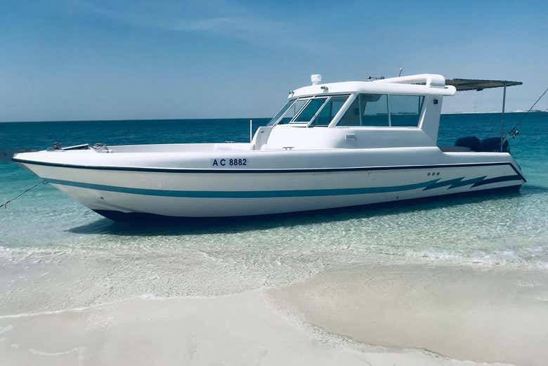 Barco onde viajaremos