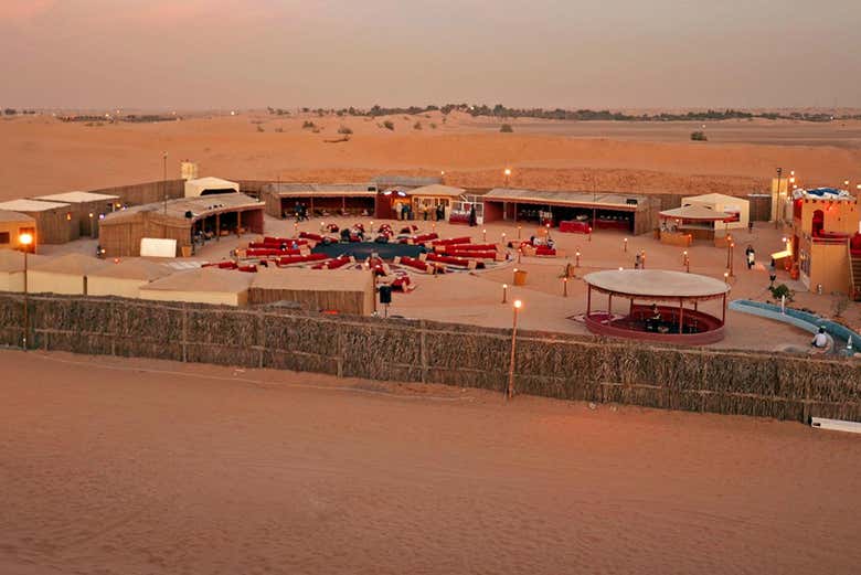 Acampamento no deserto