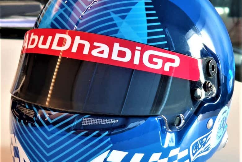 Casco del GP de Abu Dhabi