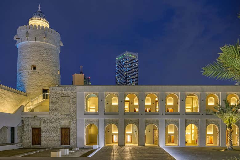 Coucher de soleil au Qasr Al-Hosn