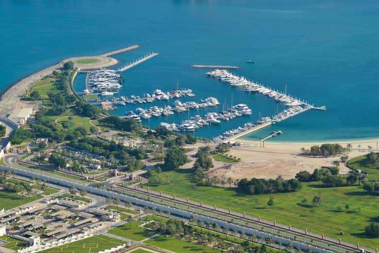 Il porto di Abu Dhabi