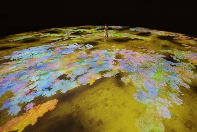 El nivel del agua cambia según pisáis el espacio
