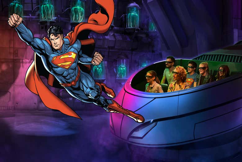 Aventure héroïque dans le parc d'attractions