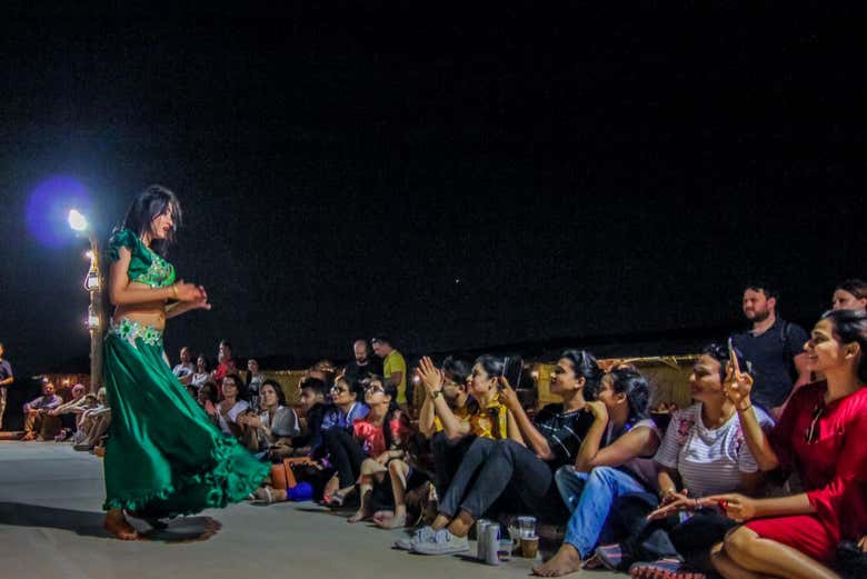 O show de dança do ventre