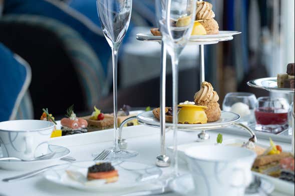 Aperitif at the Skyview Bar of the Burj Al Arab