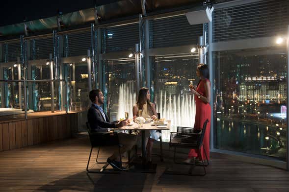 Pranzo o cena nel Burj Khalifa
