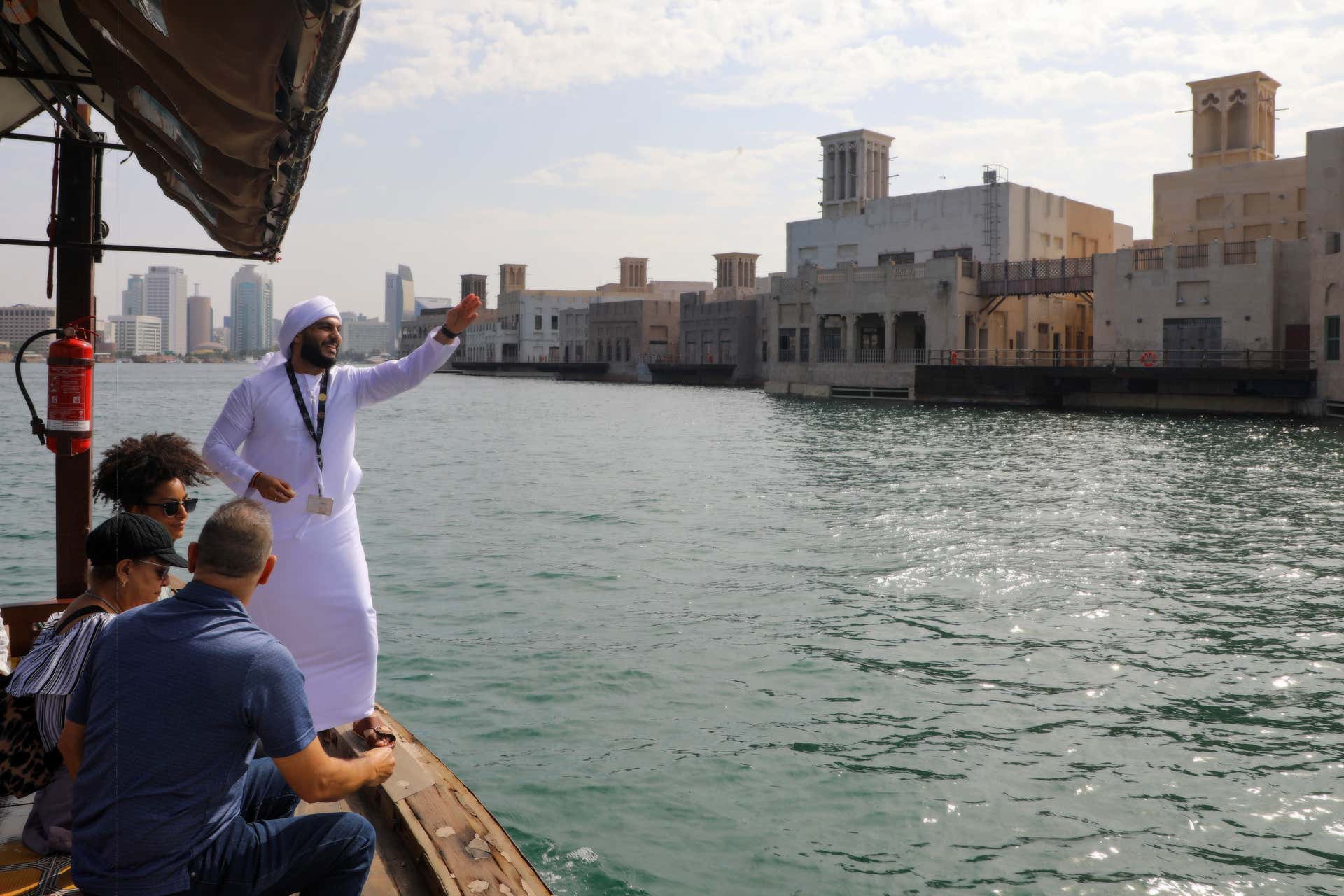 Dubai Creek, Al Fahidi e souks do Ouro e das Especiarias