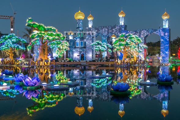 Ingresso do Dubai Garden Glow