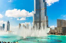 Entrance to the Dubai Fountain Bridge