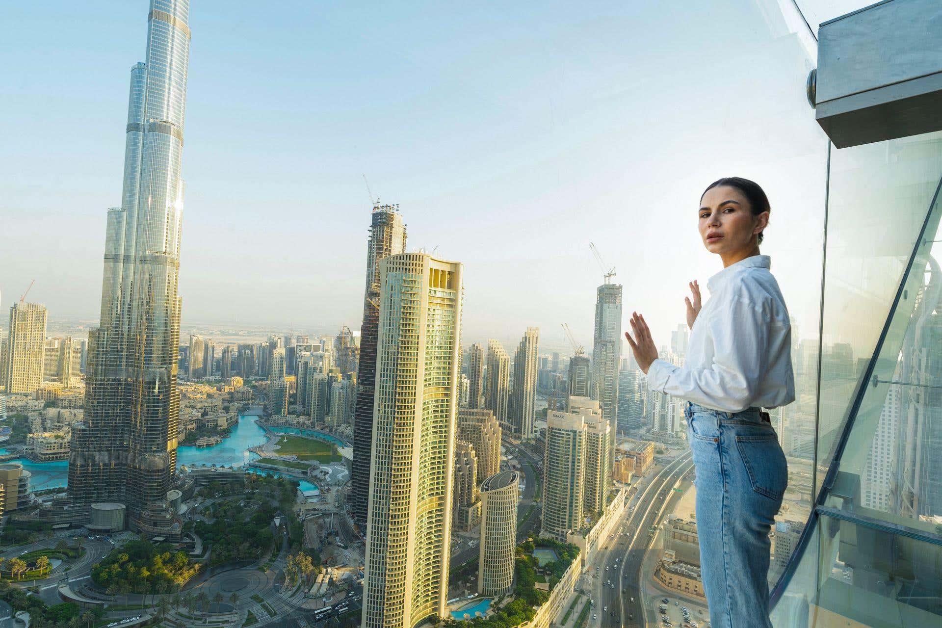 Entrance to Sky Views Dubai