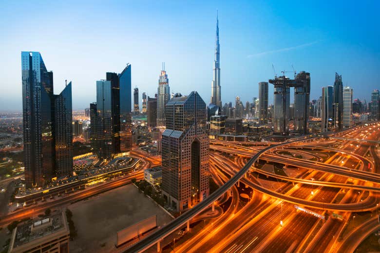 L'alba a Dubai