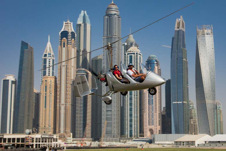 Landing the gyrocopter
