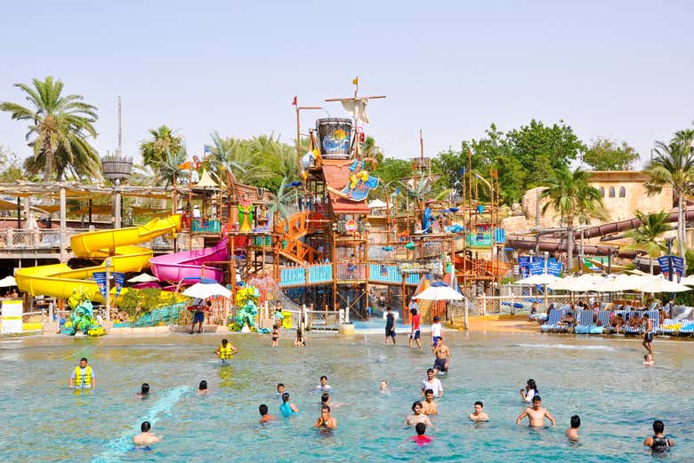 Visit the legendary Wild Wadi Waterpark