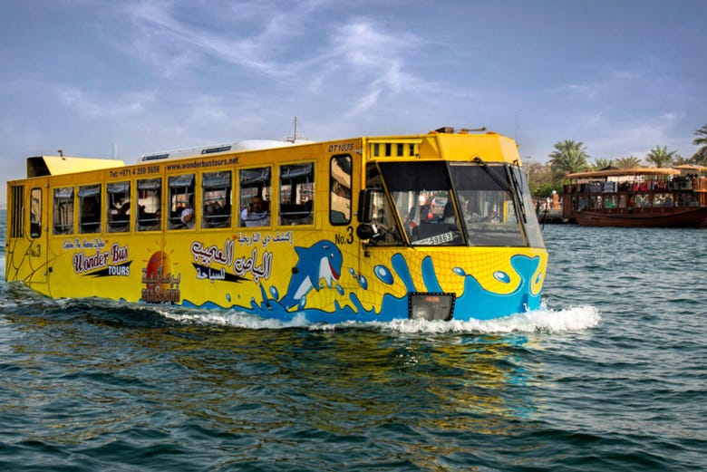 Tour di Dubai in autobus anfibio