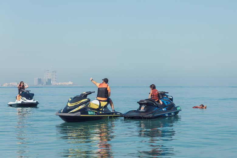 Jet ski tour of Dubai