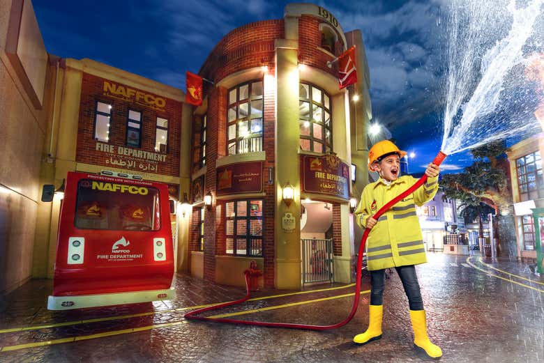 Try out being a firefighter