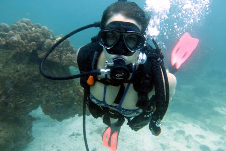 Plongée dans les eaux de Dubaï