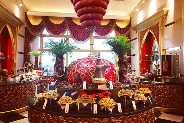 Buffet du restaurant Al Iwan