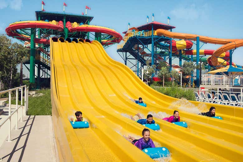 Slides at Legoland Water Park