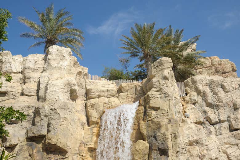 Cascatas no Wild Wadi Waterpark