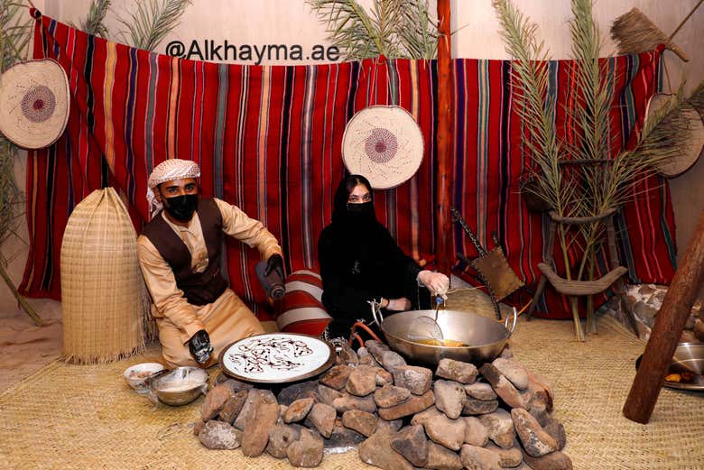 Entrando al restaurante