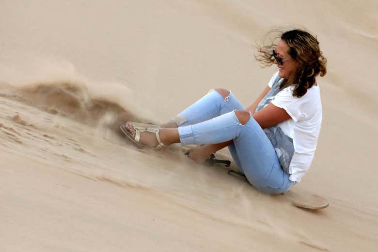 Faites du sandboarding