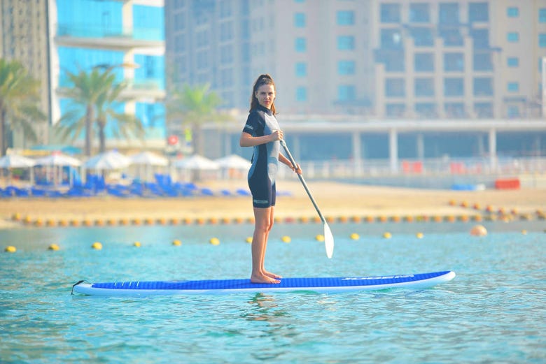 Attività di paddle surf a Dubai
