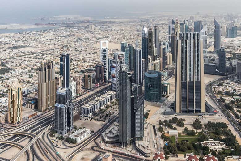 Viste panoramiche di Dubai
