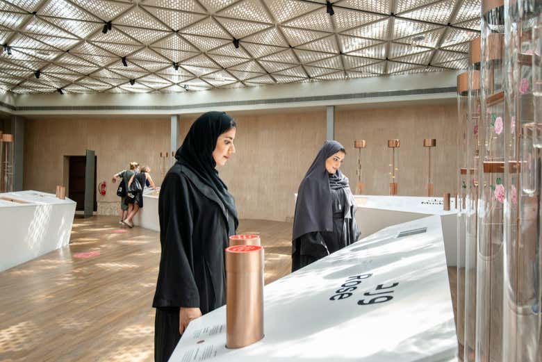 Visitando una exposición