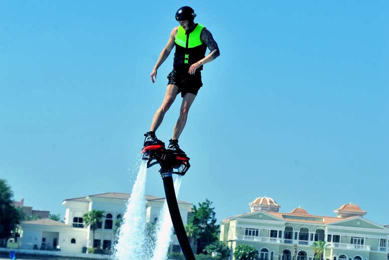 Dubai from the flyboard