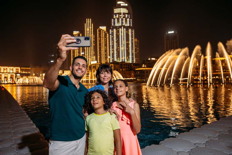 Selfie en familia