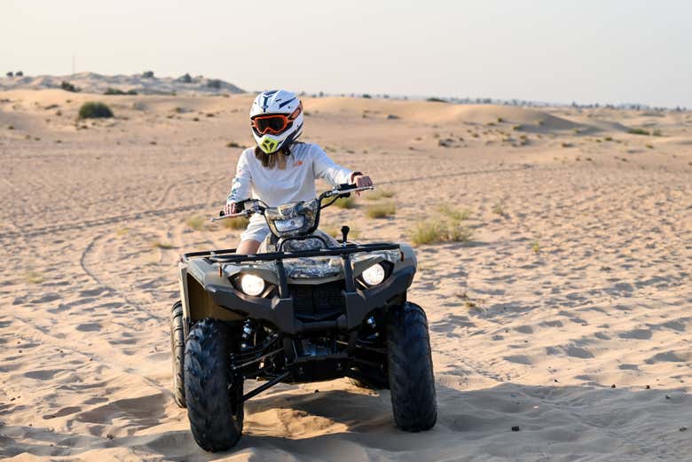 Podréis disfrutar de un paseo en quad