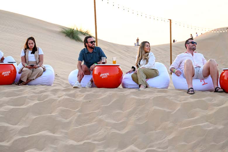 Un momento de relax en Fort Lisaili