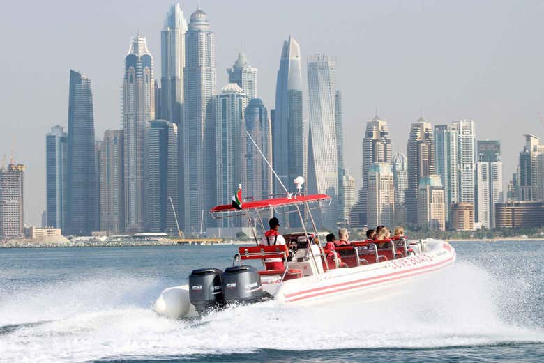 Traversée sur la côte de Dubaï