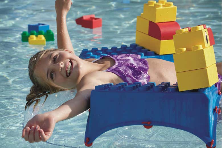 Having a fun-filled day at Legoland Water Park