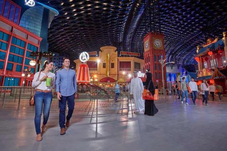 Disfrutando del día en IMG Worlds of Adventure
