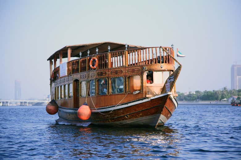 El dhow en el que navegaremos