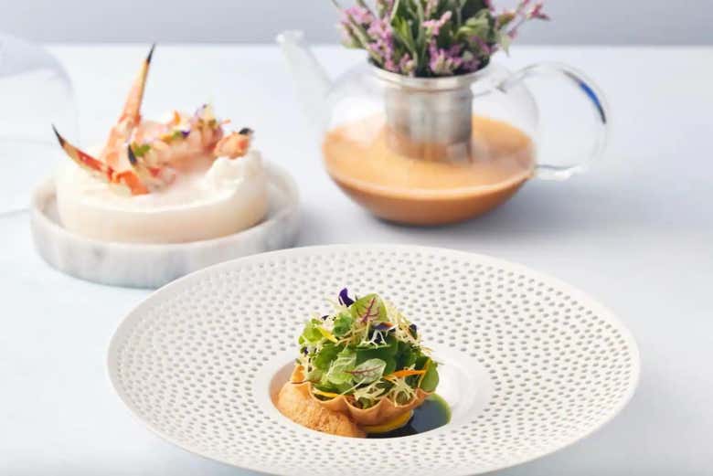 Un des plats du restaurant Al Muntaha